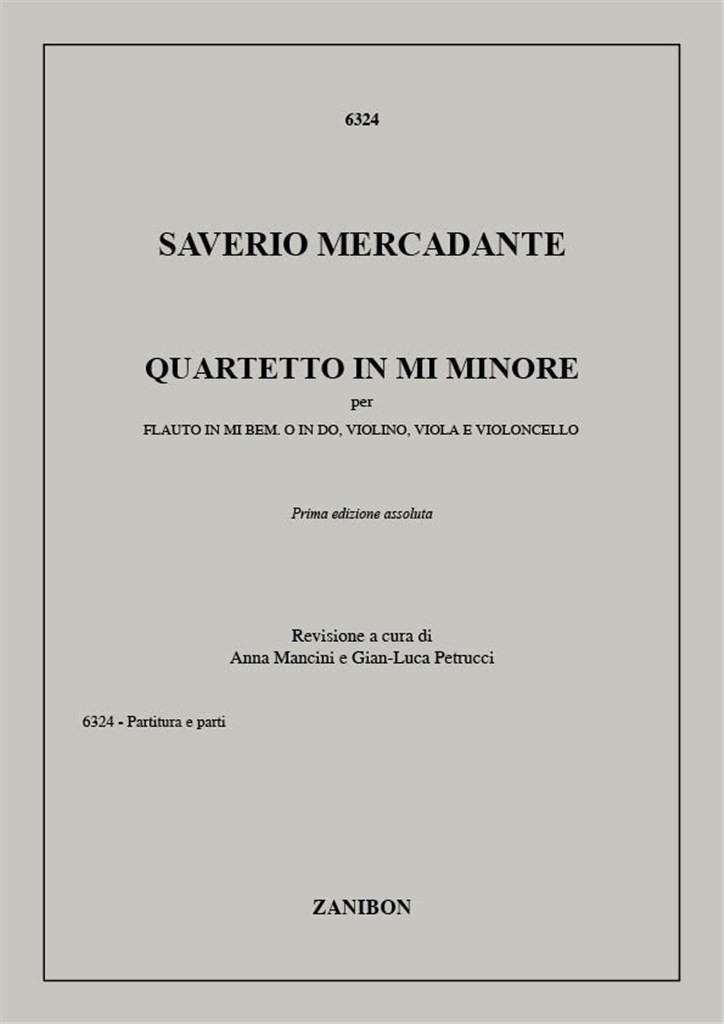 Quartetto In Mi Min.